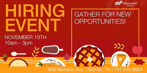 \ud83c\udf41 Giving Thanks & Opportunities \u2014 Hiring Event \ud83c\udf41