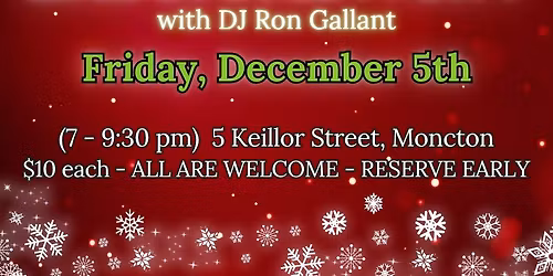 CHRISTMAS LINE DANCE PARTY!!