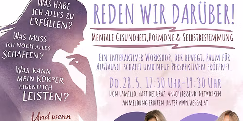 Mentale Gesundheit, Hormone und Selbstbestimmung