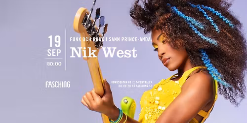 Nik West | Fasching, Stockholm