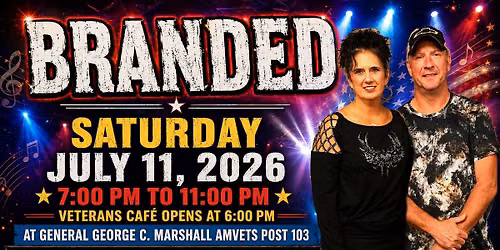 Branded live! at General George C. Marshall Amvets Post 103