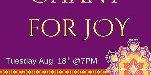CHANT FOR JOY