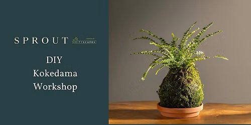 Kokedama Workshop at Sprout!
