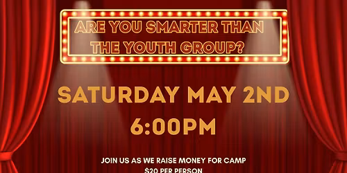 YOUTH GROUP FUNDRAISER 