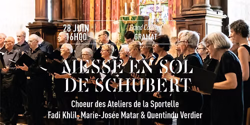 Messe en Sol de Schubert |Ateliers de la Sportelle