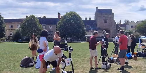 Pop-up fun to show you the Partial Solar Eclipse... safely 