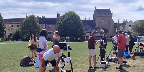 Pop-up fun to show you the Partial Solar Eclipse... safely 