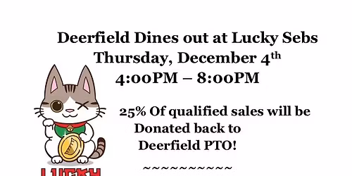 Deerfield Dines Out at Lucky Sebs