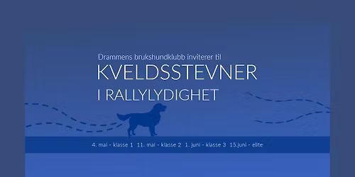 Kveldsstevner i rallylydighet 