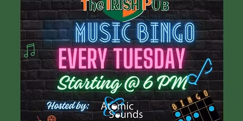 Music Bingo hosted by atomic sounds