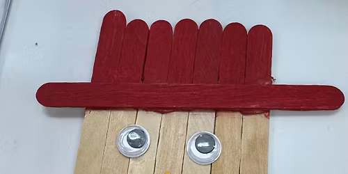Popsicle Stick Halloween Craft