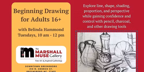 Beginning Drawing for Adults with Belinda Hammond