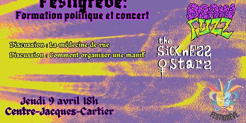 Festigr\u00e8ve : Formations politiques et concert