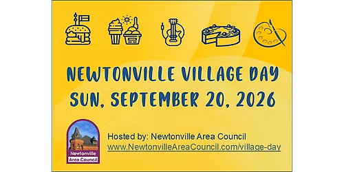 Newtonville Village Day 2026- Vendor Booth Registration!