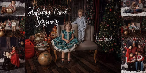 Holiday Card Sessions with Dazzling Light Photography