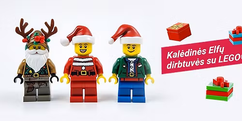 Kal\u0117din\u0117s \u201cElf\u0173 dirbtuv\u0117s su LEGO\u00ae\u201d. Gruod\u017eio 19 d. (KLAIP\u0116DA)