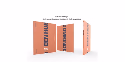 Boek- en cabaretvoorstelling Een huis omringd