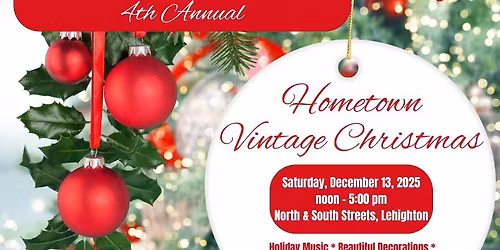 4th Annual Hometown Vintage Christmas