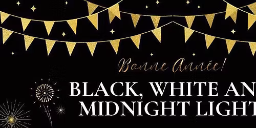 Black, White & Midnight Light New Year's Eve Party