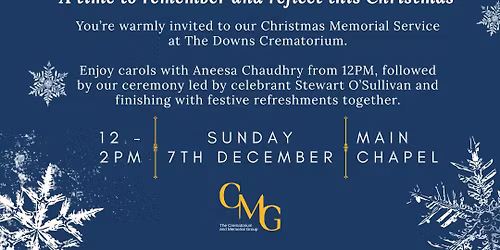 Snowflakes and Memories Christmas service