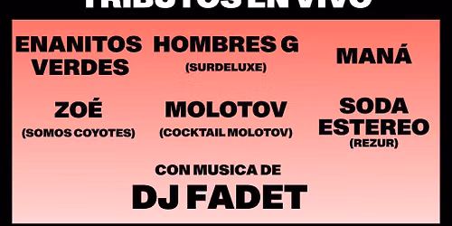 Intimo Nashville Presenta: Rock Fest 2.0 Tributos En Vivo at The Basement East