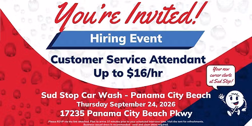 Panama City Beach - Car Wash Hiring Event