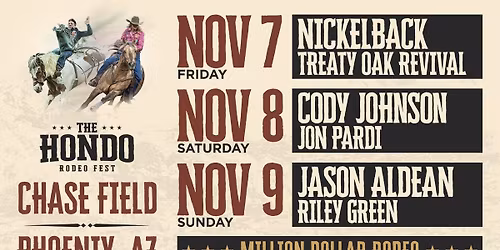 The Hondo Rodeo Fest - Round Three with Jason Aldean and Riley Green