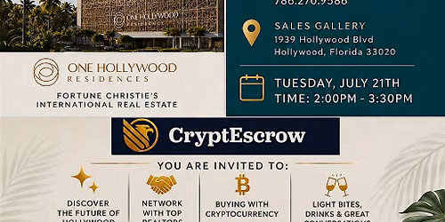 One Hollywood Residences Presentation & Crypto Transactions