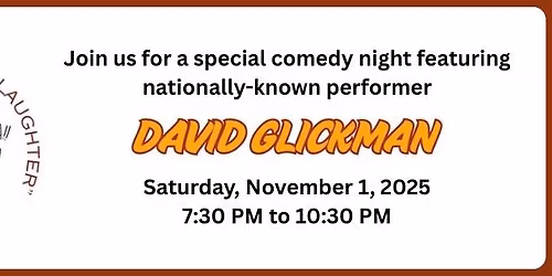 An Evening of Comedy with David Glickman