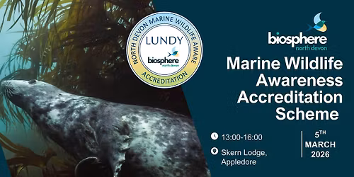 Marine Wildlife Awareness Accreditation Scheme - Free Training in Appledore
