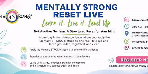 Mentally STRONG Reset Live