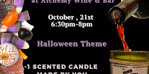 \ud83c\udf83 Halloween-Themed Candle & Air Freshener Workshop \ud83d\udd6f\ufe0f