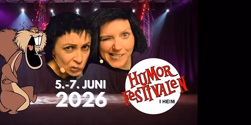Humorfestivalen i Heim 5.-7. juni