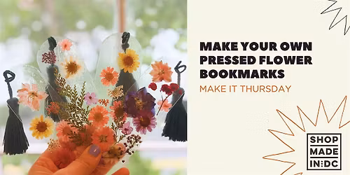 Make It Thursday: Make Your Own Pressed Flower Bookmarks