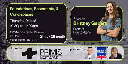 Navigating Foundations, Crawlspaces, & Basements