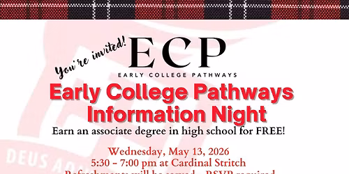Early College Pathways Information Night - for prospective families