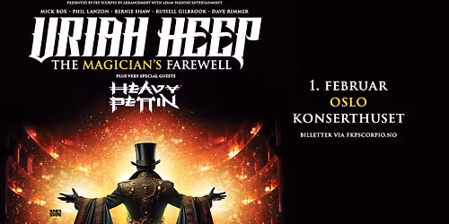 Uriah Heep \u2013 The Magician\u2019s Farewell \/\/ Oslo Konserthus