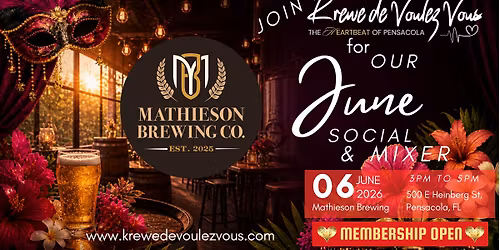 Krewe de Voulez Vous Social & Mixer