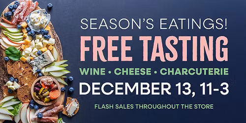 Season\u2019s Eatings: A Holiday Tasting Event