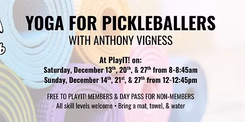 Yoga for Pickleballers