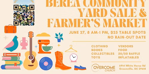Berea Community Yard Sale & Farmer's Market