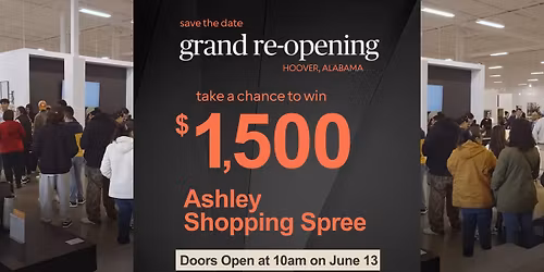 Ashley Hoover Grand Re-Opening Sale and Giveaway