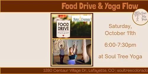  Food Drive & Yoga Flow with YTT Graduates 