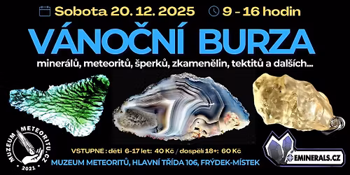 V\u00e1no\u010dn\u00ed burza kamen\u016f a \u0161perk\u016f v Muzeu meteorit\u016f