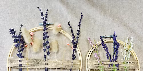 Floral Embroidery Hoop Craft