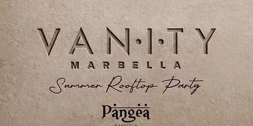 VANITY ROOF TOP PARTY @ PANGEA