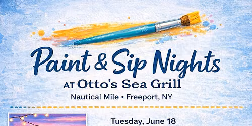 Paint Night at Ottos Sea Grill - Nautical Mile "Limincello Lobster"