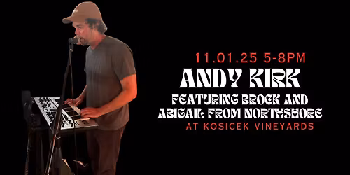 Live music by Andy Kirk featuring the Northshore Band\ud83c\udfb5\ud83c\udf77