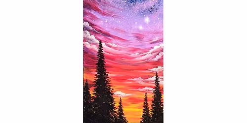 \ud83c\udfa8\ud83d\udd6f\ufe0f Paint and Sip: Ascending Into The Night \ud83c\udf0c\ud83d\udd4a\ufe0f