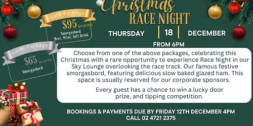Christmas Race Night